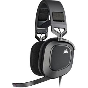 Corsair HS80 RGB (Bedraad), Gaming headset, Zwart