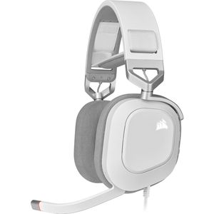Corsair HS80 RGB (Bedraad), Gaming headset, Wit