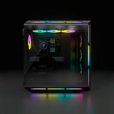PC- Behuizing - Case - Corsair 5000T RGB TG - Midtowermodel - ATX - USB/Audio - gehard glas - zwart