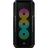 PC- Behuizing - Case - Corsair 5000T RGB TG - Midtowermodel - ATX - USB/Audio - gehard glas - zwart