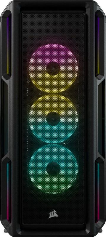 PC- Behuizing - Case - Corsair 5000T RGB TG - Midtowermodel - ATX - USB/Audio - gehard glas - zwart
