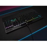 CORSAIR K70 RGB PRO Mechanische Kabelgebundene Gaming-Tastatur – Cherry MX Red Linear-Schalter, SOCD, PBT Double-Shot Tastenkappen, 8000Hz Hyper-Polling, NKRO, Turnier Schalter, QWERTZ DE – Schwarz