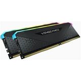 Corsair Vengeance RGB RS 32 GB (2 x 16GB) DDR4 3600MHz C18 Desktop Geheugen (RGB verlichting, lage reactietijd, compatibel met Intel 300/400/500 & AMD 400/500 series) zwart