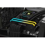 Corsair Vengeance RGB RS 32 GB (2 x 16 GB) DDR4 3200 MHz C16 Desktop-geheugen (Dynamische RGB-verlichting, Nauwe Reactietijd, Compatibel met Intel & AMD 300/400/500 series), Zwart