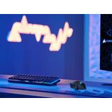 CORSAIR NIGHTSABRE RGB WIRELESS Gamingmuis Voor FPS, MOBA - 26.000 DPI - 11 Programmeerbare Knoppen - Tot 100 uur Batterij - iCUE-Compatibel - Zwart