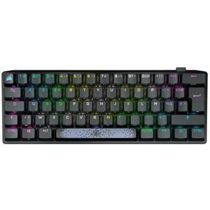 Corsair K70 Pro Mini Wireless RGB 60% mechanisch gamingtoetsenbord, backlit RGB LED Cherry MX rood, zwart