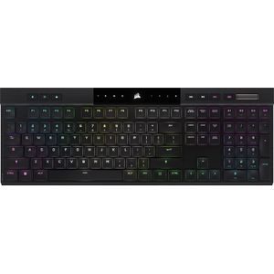 Corsair K100 AIR WIRELESS RGB Ultra-Thin Mechanical gaming toetsenbord RGB leds, SLIPSTREAM WIRELESS, Bluetooth