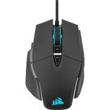 Corsair M65 RGB ULTRA Tunable FPS Gaming Mouse - CORSAIR MARKSMAN 26.000 DPI Optische Sensor, Optische Schakelaars, AXON Hyper-Processing-technologie, Afstembaar Gewicht Systeem - Zwart