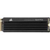Corsair CSSD-F1000GBMP600PLP MP600 PRO LPX 1TB M.2 NVMe PCIe x4 Gen4 SSD - Geoptimaliseerd voor PS5 (Tot 7,100MB/sec Sequential Read-Snelheden, 6,800MB/sec Sequential Write-Snelheden) Zwart
