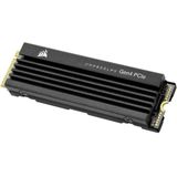 Corsair CSSD-F1000GBMP600PLP MP600 PRO LPX 1TB M.2 NVMe PCIe x4 Gen4 SSD - Geoptimaliseerd voor PS5 (Tot 7,100MB/sec Sequential Read-Snelheden, 6,800MB/sec Sequential Write-Snelheden) Zwart