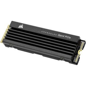 Corsair CSSD-F1000GBMP600PLP MP600 PRO LPX 1TB M.2 NVMe PCIe x4 Gen4 SSD - Geoptimaliseerd voor PS5 (Tot 7,100MB/sec Sequential Read-Snelheden, 6,800MB/sec Sequential Write-Snelheden) Zwart
