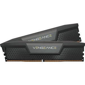 Corsair VENGEANCE DDR5 32 GB (2 x 16 GB) DDR5 6200MHz C36 (geoptimaliseerd voor Intel DDR5 moederborden, XMP 3.0 personaliseerbaar, doe alles en doe het snelst, compact formaat) zwart