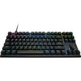 Corsair K60 PRO TKL RGB Tenkeyless Optisch-Mechanisch Gamingtoetsenbord - OPX-Switches - Geborsteld Aluminium Frame - Afneembare USB Type-C-Kabel - RGB-Verlichting - NA Indeling, QWERTY - Zwart