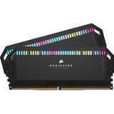 Corsair Dominator DDR5 RGB DDR5 RAM-geheugen 32 GB (2 x 16 GB) 6000 MHz CL36 compatibel met Intel XMP iCUE zwart (CMT32GX5M2X6000C36)