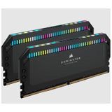 CORSAIR DOMINATOR PLATINUM RGB DDR5 RAM 32 GB (2 x 16 GB) 5600 MHz CL36 Intel XMP compatibel iCUE computergeheugen, zwart (CMT32GX5M2B5600C36)