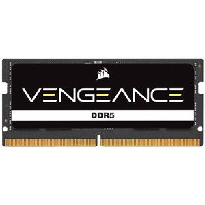 Corsair VENGEANCE DDR5 SODIMM 64GB (2x32GB) DDR5 4800MHz C40 (Compatibel met bijna alle Intel- en AMD-systemen, snellere laadtijden, soepeler multitasken) Zwart