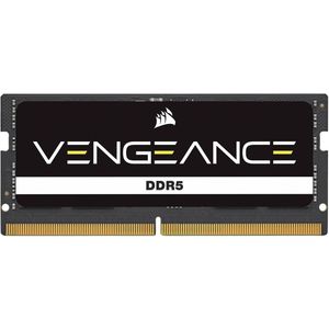 CORSAIR VENGEANCE SODIMM DDR5 RAM 32 GB (1 x 32 GB) 4800 MHz CL40 Intel XMP iCUE computercompatibel - zwart (CMSX32GX5M1A4800C40)