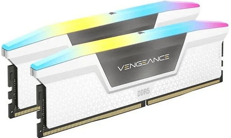 Corsair - VENGEANCE RGB - DDR5 Geheugen - Wit - 64GB (2x32GB) 5200MHz C40