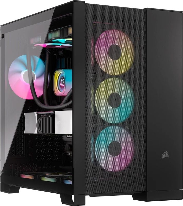 Corsair 6500D Airflow Zwart - Midtowermodel - ATX - Geen Voeding