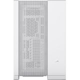 Corsair 6500D Airflow Wit - Midtowermodel - ATX, EATX, Micro-ATX, Mini-ITX geen voeding - Tempered Glass - Zonder fans - Wit
