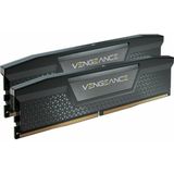 Corsair VENGEANCE DDR5 64GB (2x32GB) 6600MHz C32 Intel Optimierter Arbeitsspeicher (Onboard Spanningsregeling, Aangepaste XMP 3.0 Profielen, Compacte Vormfactor) Zwart
