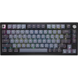 CORSAIR K65 PLUS WIRELESS 75% RGB Hot-Swappable Mechanisch Gamingtoetsenbord - Voorgesmeerd CORSAIR MLX Red Linear Schakelaars - Dubbellaags Geluidsdemping - PBT Keycaps - QWERTY NA - Zwart