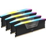 CORSAIR VENGEANCE RGB DDR5 RAM 64 GB (4 x 16 GB) 6600 MHz CL32 Intel XMP compatibel iCUE computergeheugen - zwart (CMH64GX5M4B6600C32)