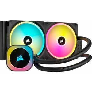 CORSAIR - iCUE LINK H115i RGB - Vloeibare CPU-Koeler - Zwart - 280 mm AIO - QX140 RGB Ventilatoren
