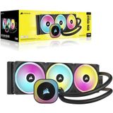 Corsair H150I Processor Alles-in-één vloeistofkoeler 12 cm Zwart