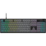Corsair K55 Core - Gaming Toetsenbord - Verlichte RGB LED - Rubberdome - Lichtgrijs - US Qwerty