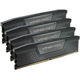 Corsair Vengeance DDR5 192 GB (4 x 48 GB) DDR5 5200 MHz C38 Intel-geoptimaliseerd desktopgeheugen (geïntegreerde spanningsregeling, aangepaste XMP 3.0-profielen, aluminium koellichaam) zwart