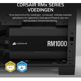 Corsair - RM1000x - ATX3.0 Voeding - 1000W - 80 PLUS Gold
