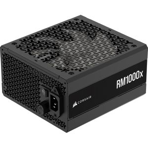CORSAIR RM1000x Volledig Modulaire ATX Voeding met Lage Ruis – ATX 3.1 Conform – PCIe 5.1 Ondersteuning – Cybenetics Gold Efficiëntie – Native 12V-2x6 Aansluiting – Zwart