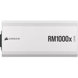 Corsair - RM1000x Shift White - PC-Voeding - Wit - 1000 Watt - 80 PLUS Gold
