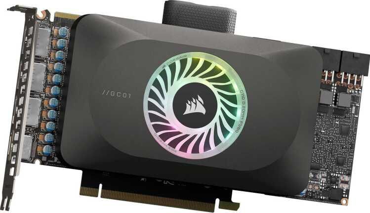 CORSAIR - iCUE Link XG3 - Waterblok - Zwart - Hybride Koeling, Compatibel met AMD RX 7900 XT(X)