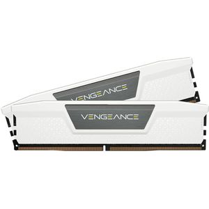 CORSAIR VENGEANCE DDR5 RAM 32 GB (2 x 16 GB) 6400 MHz CL32 Intel XMP compatibel iCUE computergeheugen - wit (CMK32GX5M2B6400C32W)