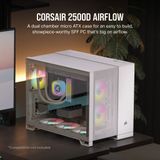 CORSAIR 2500D AIRFLOW - PC-Behuizing - Wit - Ontwerp met Twee Kamers