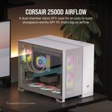 Corsair 2500D Airflow tower behuizing 2x USB-A | 1x USB-C | Tempered Glass