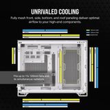CORSAIR 2500D AIRFLOW - PC-Behuizing - Wit - Ontwerp met Twee Kamers