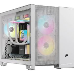 CORSAIR 2500D AIRFLOW - PC-Behuizing - Wit - Ontwerp met Twee Kamers