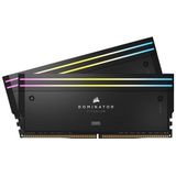 CORSAIR Dominator Titanium RGB DDR5 RAM 64GB (2x32GB) DDR5 6000MHz CL30 Intel XMP iCUE-Kompatibler Computerspeicher - Schwarz (CMP64GX5M2B6000C30)