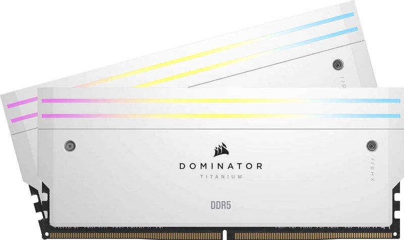 Corsair - Dominator Titanium RGB - RAM Geheugen - 64GB - DDR5 6000MHz - Wit
