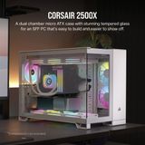 Corsair 2500X PC-Behuizing Wit Mini-ITX Micro-ATX