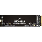 CORSAIR MP700 PRO 1TB M.2 PCIe Gen5 x4 NVMe 2.0 SSD - M.2 2280 - Tot 11.700 MB/sec Sequentieel lezen - Hoge Dichtheid TLC NAND - Zwart
