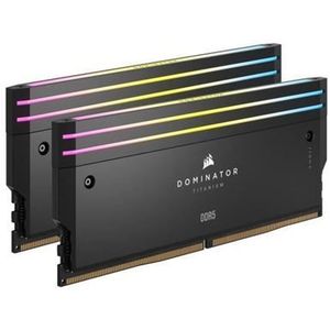 CORSAIR - Dominator Titanium RGB - DDR5 RAM - Zwart - 48 GB (2 x 24 GB) - 7000 MHz CL36