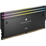 CORSAIR DOMINATOR Titanium RGB DDR5 RAM 96 GB (2 x 48 GB) DDR5 6600MHz CL32 Intel XMP iCUE computercompatibel - zwart (CMP96GX5M2B6600C32)