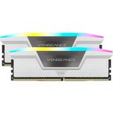 Corsair - Vengeance RGB - Geheugen - 64 GB - DDR5 - Wit - 6000 MHz