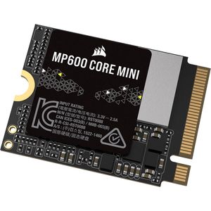 CORSAIR MP600 CORE MINI SSD 1 TB intern.2 2230 PCIe x4 (NVMe) Gen4 zwart