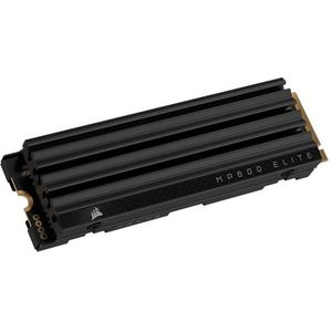 CORSAIR MP600 ELITE 2TB M.2 PCIe Gen4 x4 NVMe SSD Mit Integriertem Kühlkörper - M.2 2280 - Bis zu 7.000MB/sec Sequential Read - High-Density 3D TLC NAND - Schwarz