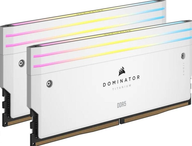 Corsair - Dominator Titanium - RAM - Wit - 2 x 16GB - 7200 MHz - DDR5 - DIMM 288 pin